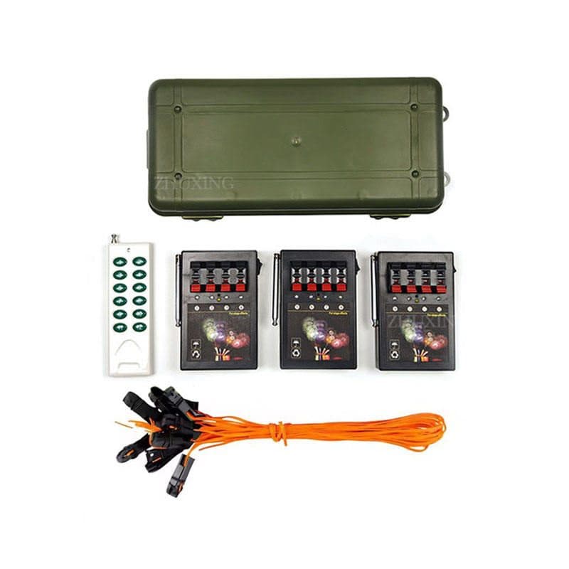 AM04R-3 Wireless Fireworks Firing System – Remote Pyrotechnic Ignition Controller