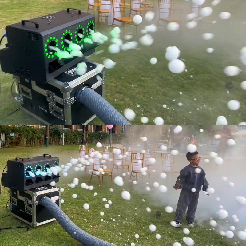 Professional Bubble Machine for Weddings & Stage – High Output Party Bubble Maker - image 4