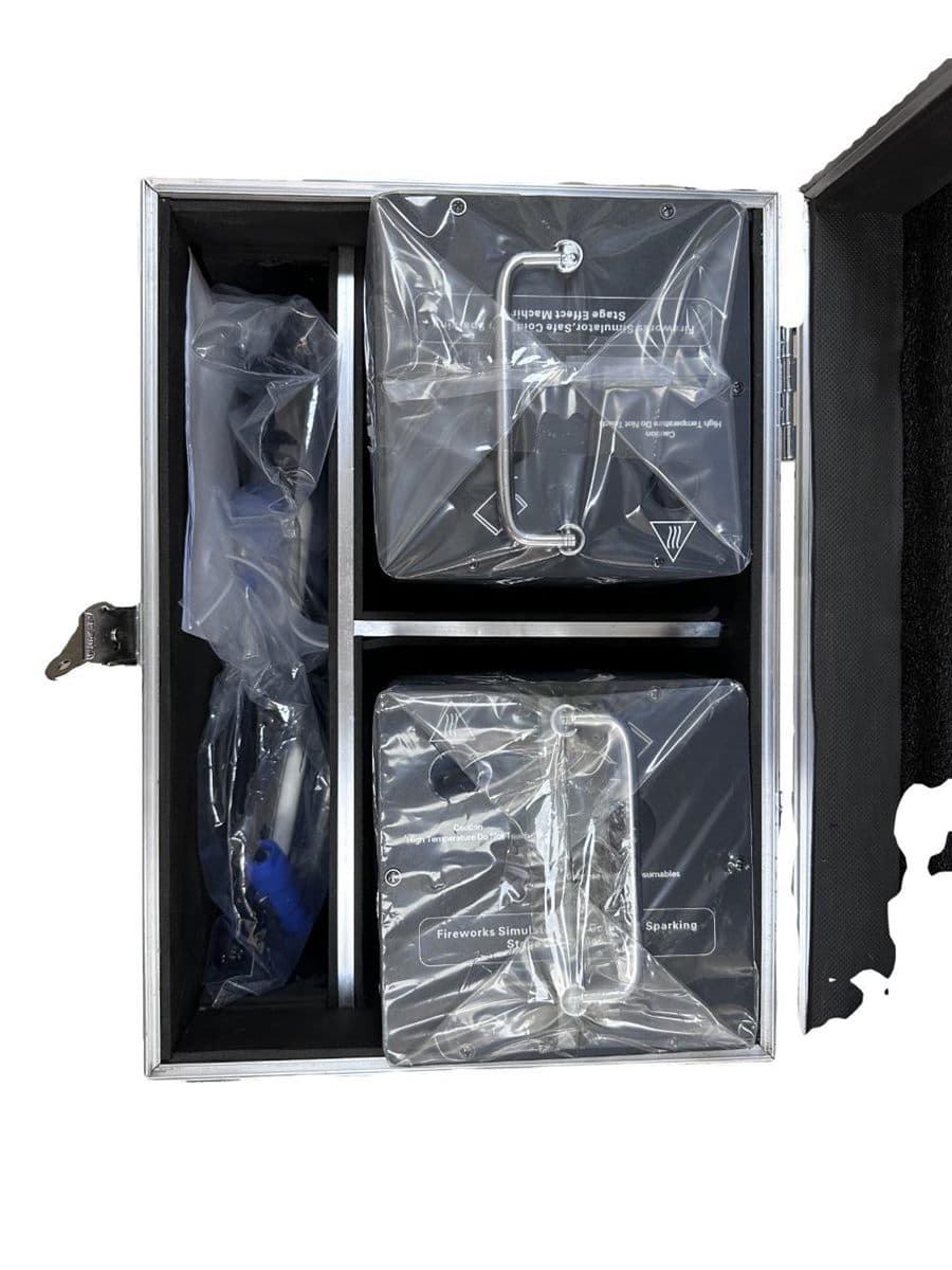 700W Cold Spark Machine with Flight Case – IP66 Cold Sparkler Fountain for Weddings - image 2