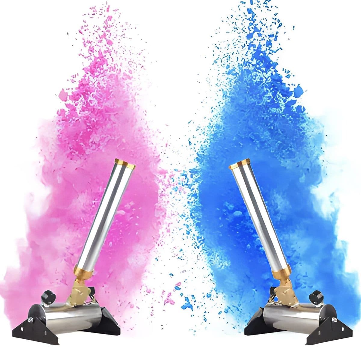 Gender Reveal Confetti Powder Cannon – Long-Range Pink Blue Powder Launcher - image 2