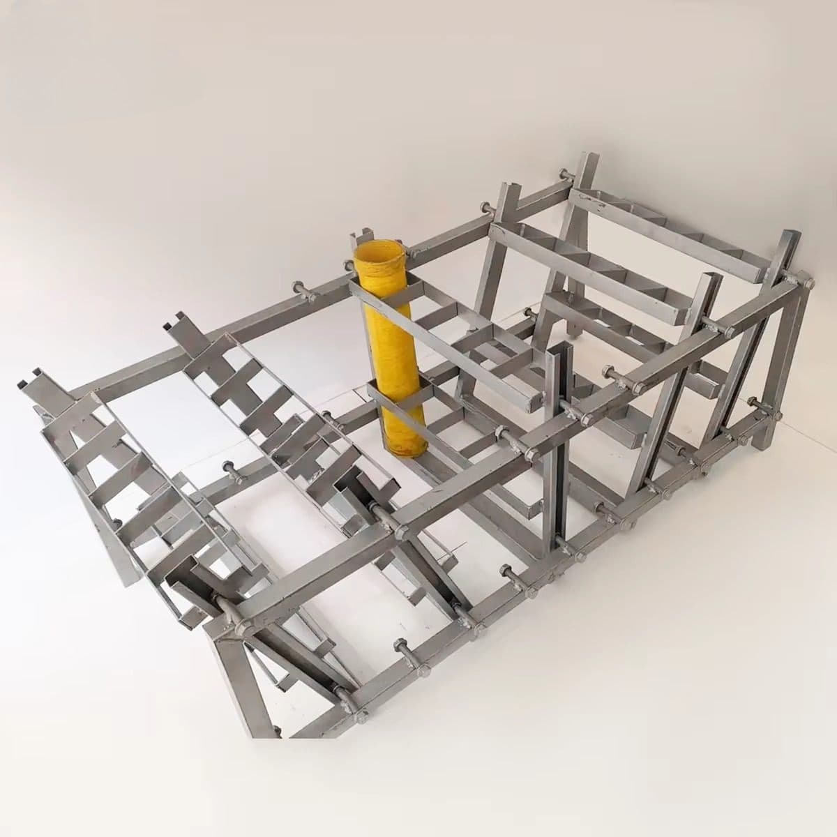 Steel Fireworks Display Rack – Heavy-Duty Iron Mortar Rack for Professional Shows - image 3