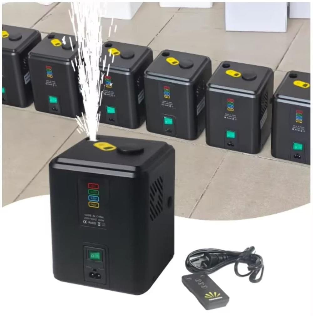 Mini Cold Spark Machine DMX Remote – Indoor Outdoor Wedding Sparkler Fountain - image 2