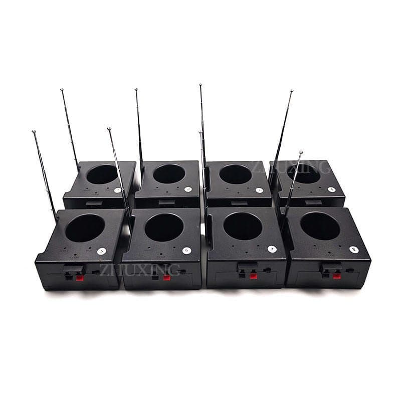 ED08 Wireless Cold Spark Fountain Firing System – 8 Cue Pyrotechnic Stage Igniter - image 2
