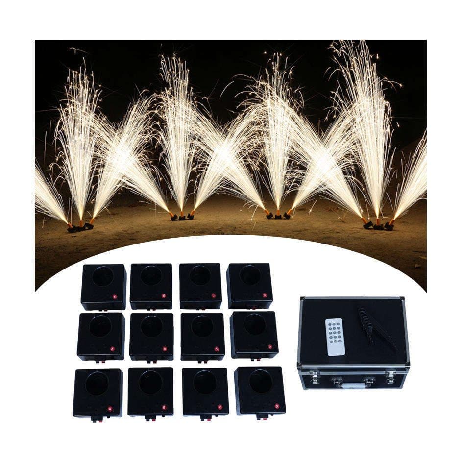ED12 Indoor 12 Cue Remote Fountain Fireworks Firing System – Smokeless Cold Spark - image 3