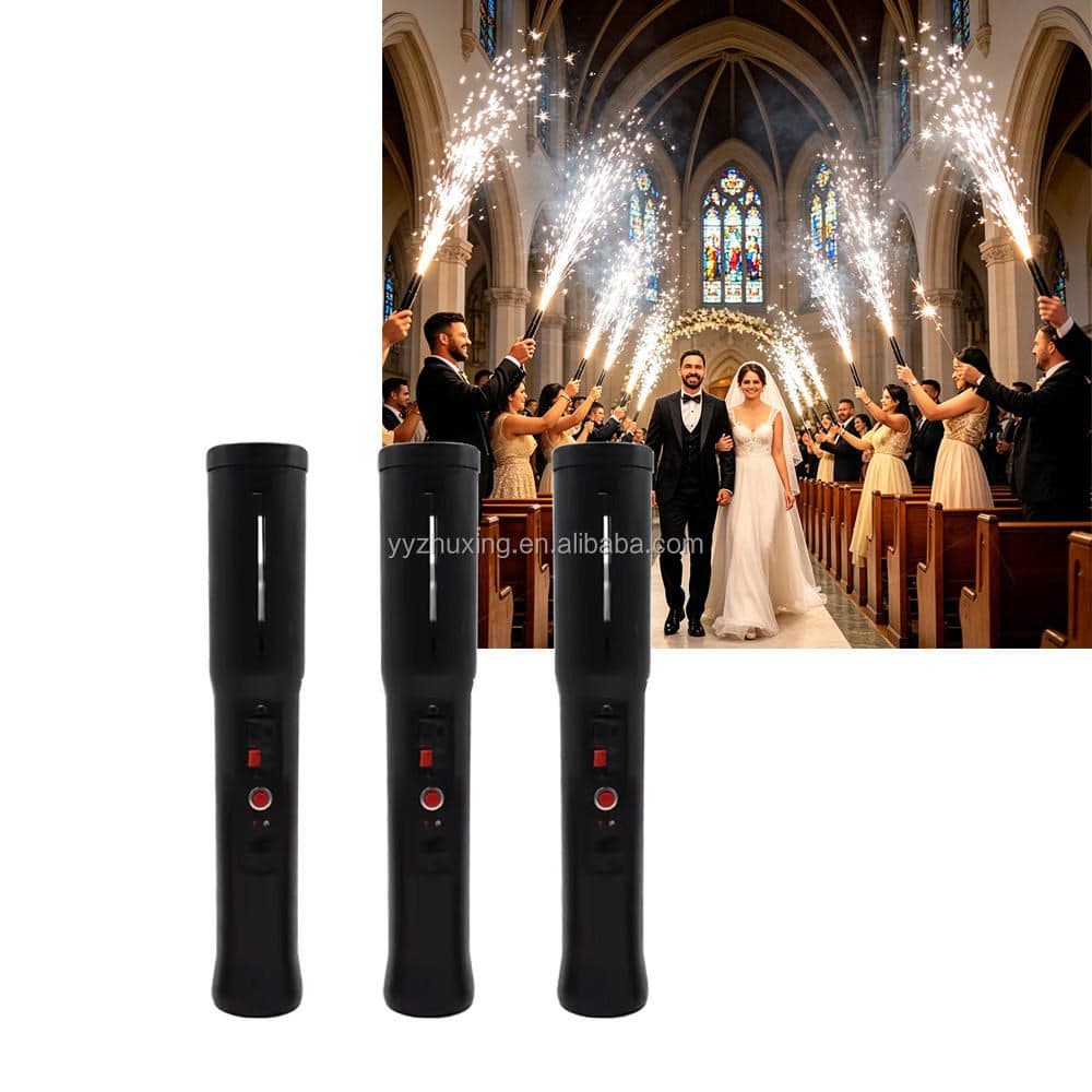 H001 Handheld Cold Sparkler Gun – Stage Firing System for Weddings & Cold Fireworks - image 4